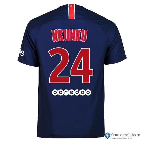 Camiseta Paris Saint Germain Primera equipo Nkunku 2018-19 Azul